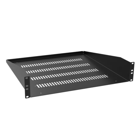 Hammond 2U 18D VENTED RACK SHELF RASV190318BK1